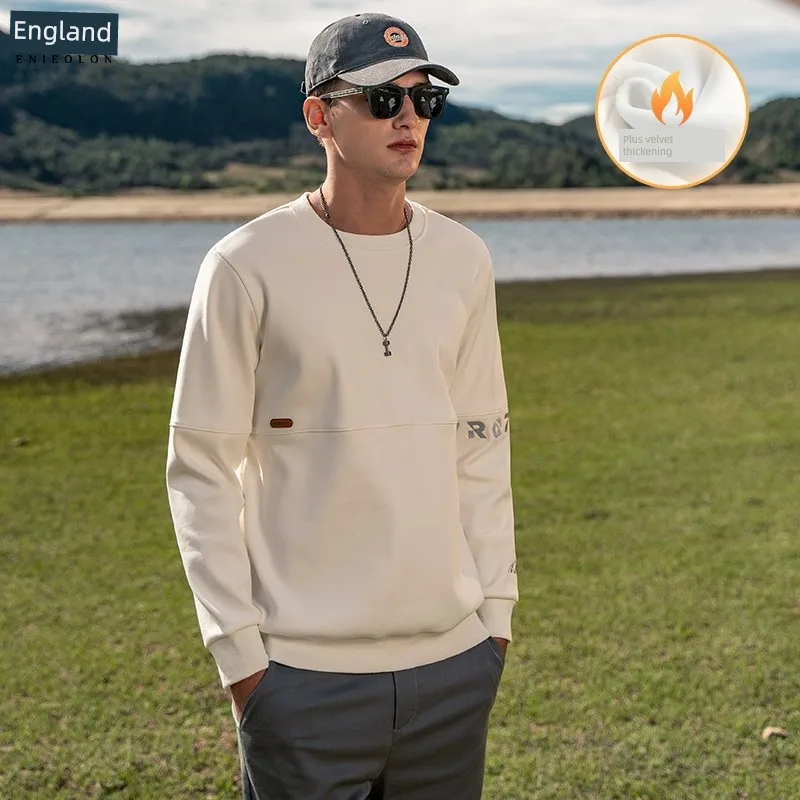 Yingjue Lunjia Velvet Thickened Men's Sweater 2023 New Round Neck Embroidered Casual Pullover Top Autumn And Winter
Yingjue Lunjia Velvet Thickened Men's Sweater 2023 New Round Neck Embroidered Casual Pullover Top Autumn And Winter