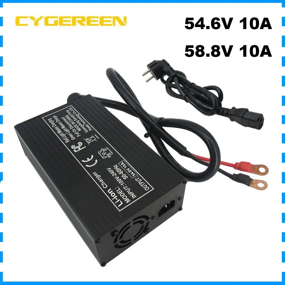600W 54.6V 58.8V 10A Li-ion 13S 14S 18650 Battery Fast Charger 48V 52V Lithium Solar System RV Golf Cart Ebike Charger XT90
600W 54.6V 58.8V 10A Li-ion 13S 14S 18650 Battery Fast Charger 48V 52V Lithium Solar System RV Golf Cart Ebike Charger XT90