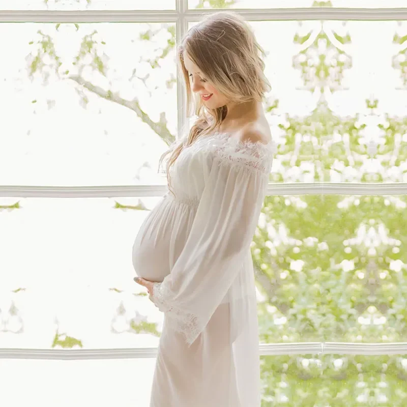 

Летние шифоновые платья Materrntiy реквизит для фотосъемки беременных длинное платье кружевное платье для беременных платье для фотосъемки платье для беременных