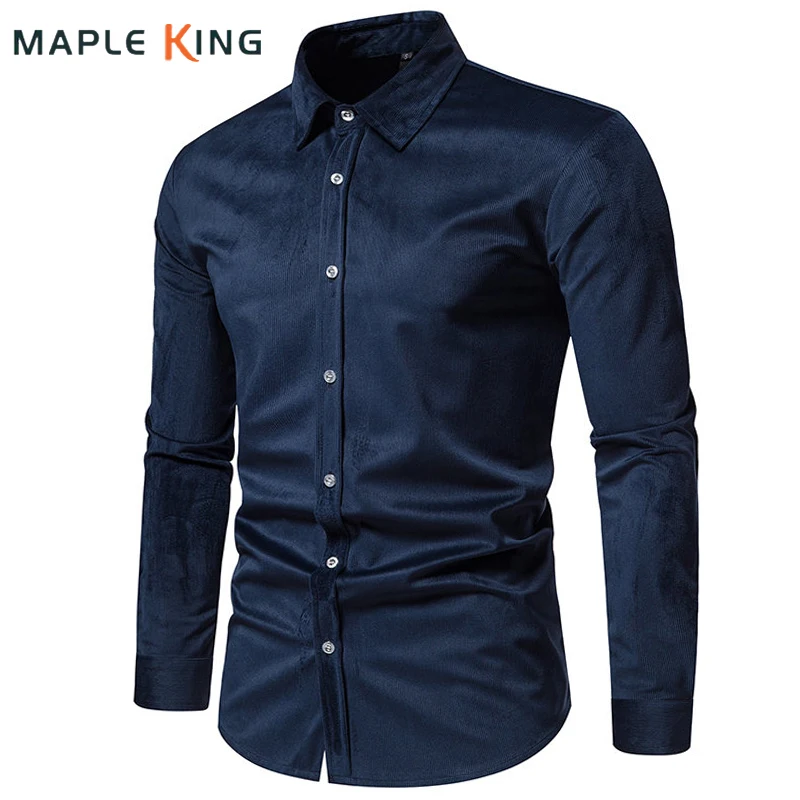 Vinatge Designer Corduroy Men Shirts Autumn Korean Styles Casual Sold Color Social Business Loose Shirt Mens Cardigan Workwear
Vinatge Designer Corduroy Men Shirts Autumn Korean Styles Casual Sold Color Social Business Loose Shirt Mens Cardigan Workwear
