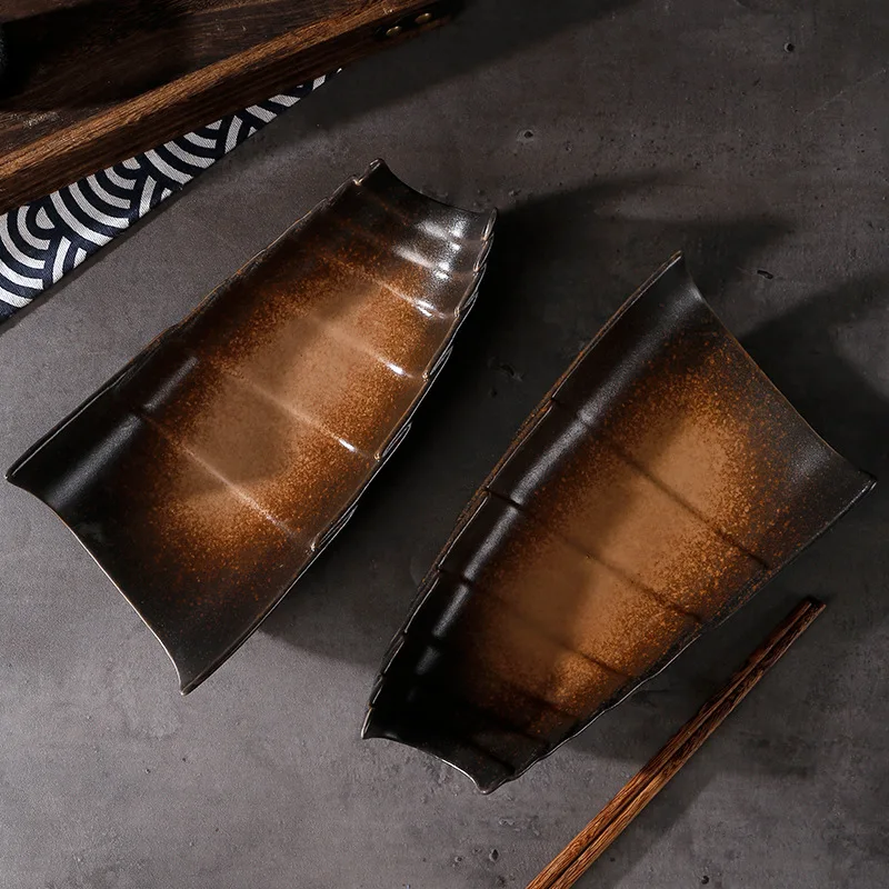 Japanese-style creative plate bamboo shoots sashimi platter personalized sushi plate dessert plate farmhouse special dish plate
Japanese-style creative plate bamboo shoots sashimi platter personalized sushi plate dessert plate farmhouse special dish plate