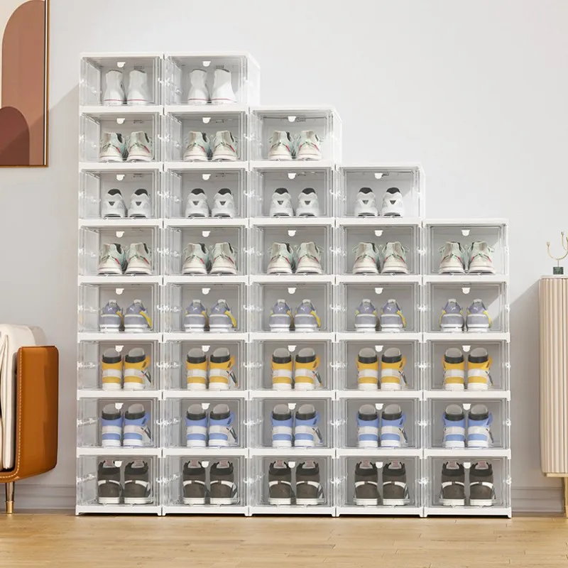 Installation free foldable shoe storage box,household simple combination shoe cabinet,plastic dustproof transparent shoe box
Installation free foldable shoe storage box,household simple combination shoe cabinet,plastic dustproof transparent shoe box