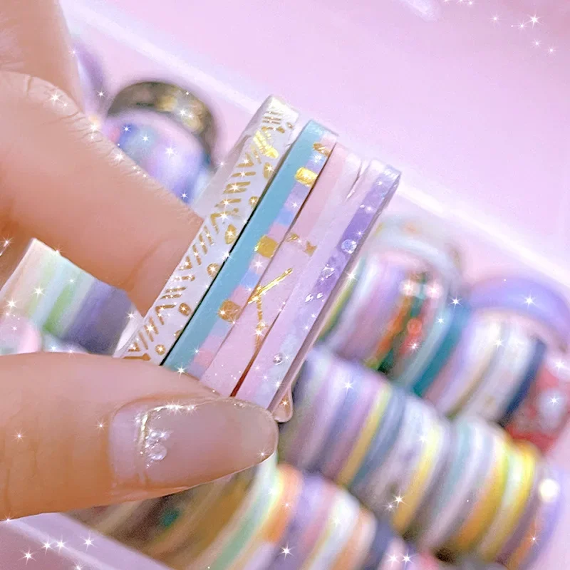 100Pcs/Box Foil Washi Tape Quality Stationery Diy Scrapbooking Photo Album School Tools Kawaii Scrapbook Paper Stickers Gift
100Pcs/Box Foil Washi Tape Quality Stationery Diy Scrapbooking Photo Album School Tools Kawaii Scrapbook Paper Stickers Gift