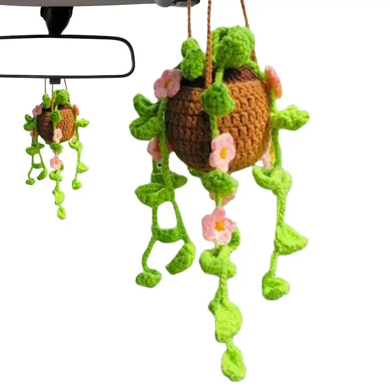 Car Plant Ornament Mirror Potted Plant Pendant Hanging Ornament Car Interior Decoration Hanging Plant For Car Decorations
Car Plant Ornament Mirror Potted Plant Pendant Hanging Ornament Car Interior Decoration Hanging Plant For Car Decorations