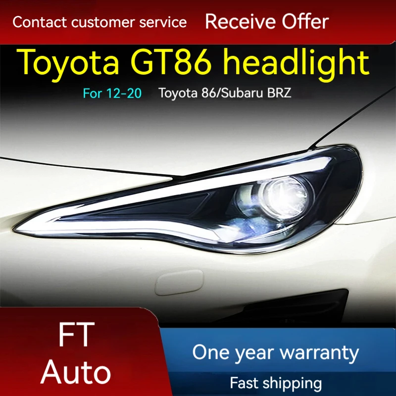 Car lights for Toyota GT86 headlight assembly Subaru BRZ modified LED laser lens daytime running lights flowing steering
Car lights for Toyota GT86 headlight assembly Subaru BRZ modified LED laser lens daytime running lights flowing steering