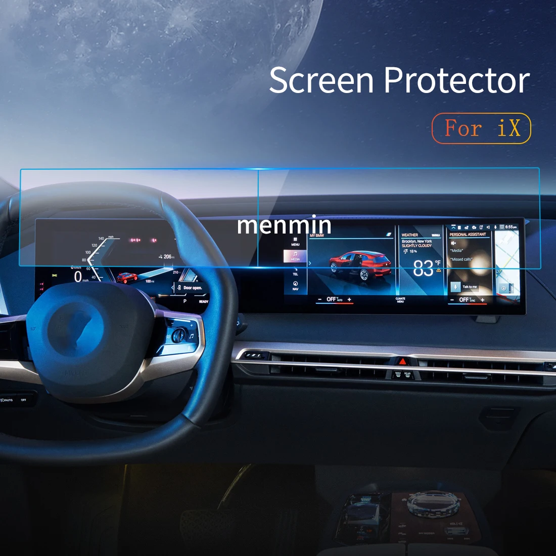 Автомобильные наклейки, Защита экрана для BMW IX 2023 
Автомобильные наклейки, Защита экрана для BMW IX 2023