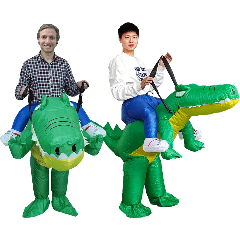 Halloween Carnival Performance Stage Catwalk Adult Cosplay Masquerade Party Funny Cartoon Riding Crocodile Inflatable Costume
Halloween Carnival Performance Stage Catwalk Adult Cosplay Masquerade Party Funny Cartoon Riding Crocodile Inflatable Costume