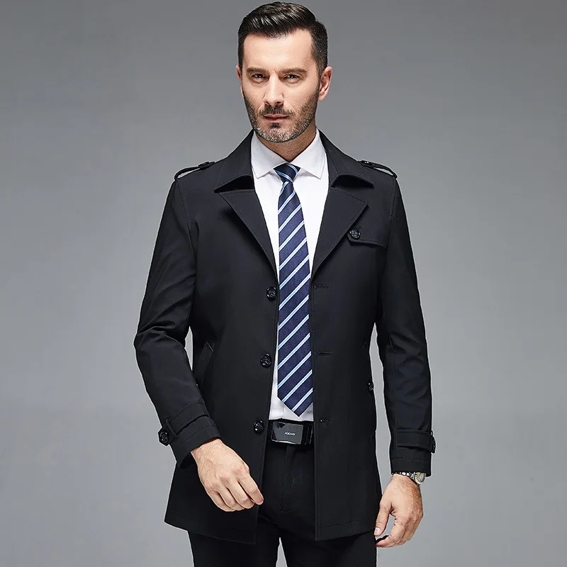 2023 New Spring Autumn Jacket Men Midi Long Jackets Male Casual Coats Man Tops Single Breasted Trenchcoat Ropa De Hombre FCY4646
2023 New Spring Autumn Jacket Men Midi Long Jackets Male Casual Coats Man Tops Single Breasted Trenchcoat Ropa De Hombre FCY4646
