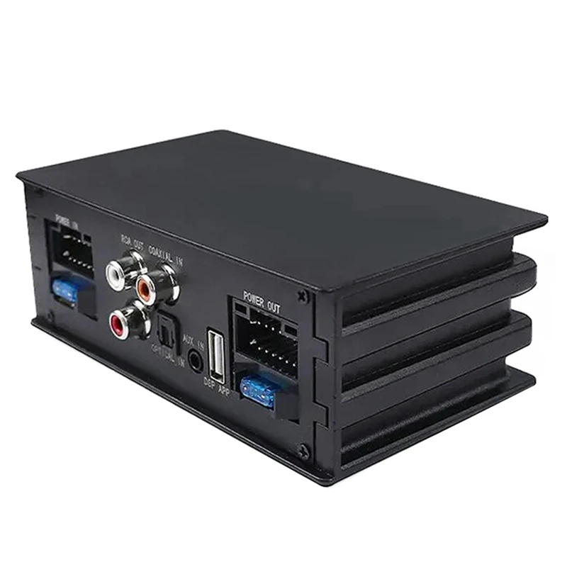 4X50w Car DSP Amplifier Processor Support 10 EQ Sound Effects Digital Sound Processors Plug And Play Audio Power Amp Easy To Use
4X50w Car DSP Amplifier Processor Support 10 EQ Sound Effects Digital Sound Processors Plug And Play Audio Power Amp Easy To Use