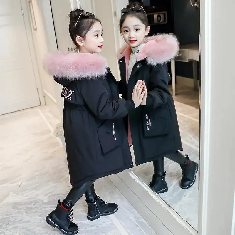 Jacket Children Winter Down Cotton New Fashion Girl Clothing Kids Clothes Thick Parka faux Fur Coat Hooded Snowsuit Outerwear
Jacket Children Winter Down Cotton New Fashion Girl Clothing Kids Clothes Thick Parka faux Fur Coat Hooded Snowsuit Outerwear