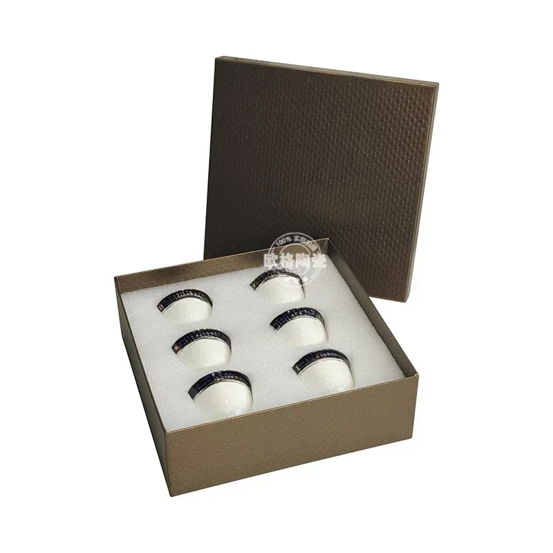Six ceramic Türkiye small tea cups 60ml European style luxury simple household party tea cup gift box BG
Six ceramic Türkiye small tea cups 60ml European style luxury simple household party tea cup gift box BG
