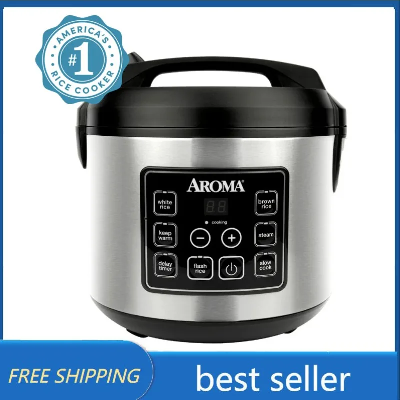Aroma® 20-Cup Programmable Home Rice & Grain Cooker and Multi-Cooker Rice Cookers
Aroma® 20-Cup Programmable Home Rice & Grain Cooker and Multi-Cooker Rice Cookers