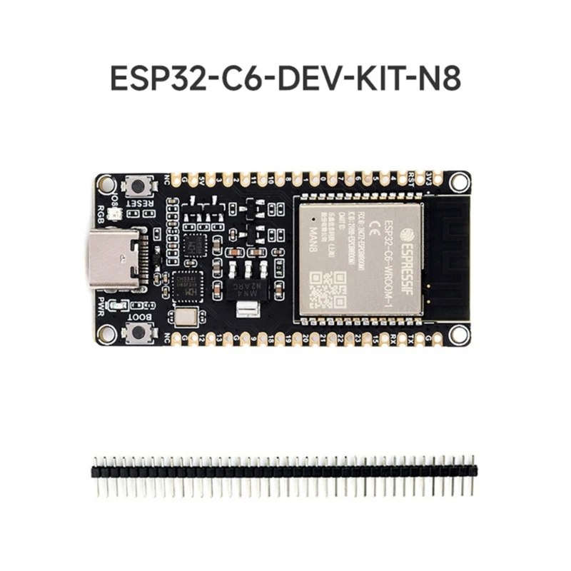 ESP32-C6-DEV-KIT-N8 WiFi 6+ BT 5.0 Малый комплект беспроводной разработки для здравоохранения и развлечений, Прямая поставка
ESP32-C6-DEV-KIT-N8 WiFi 6+ BT 5.0 Малый комплект беспроводной разработки для здравоохранения и развлечений, Прямая поставка