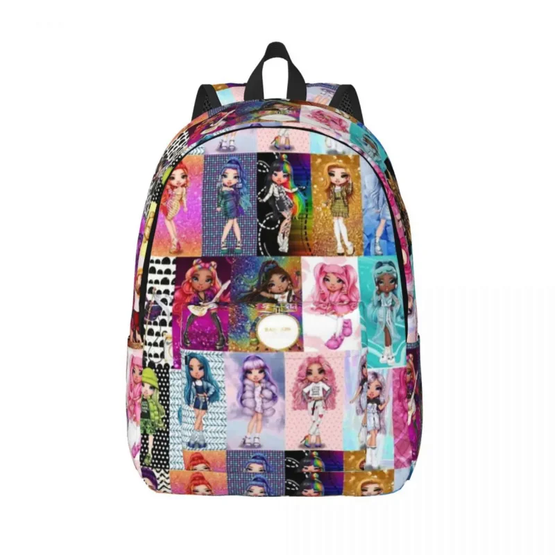 

Rainbow High Backpack for Boy Girl Kids Student School Bookbag Daypack Preschool Primary Bag Sports