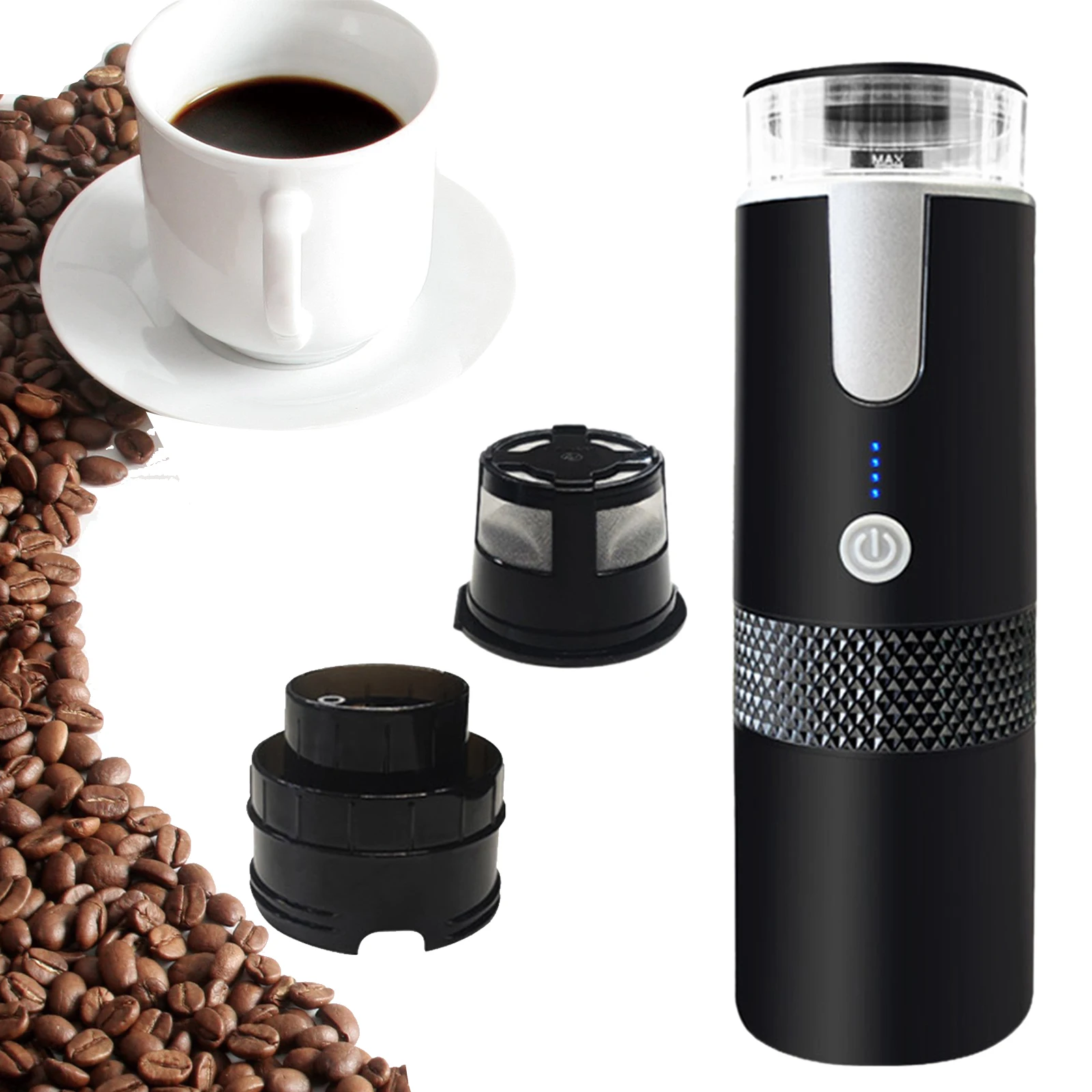 170ML Wireless Electric Coffee Machine 1200mAh USB Rechargeable Outdoor Travel Car Home Portable Fully Automatic Coffee Maker
170ML Wireless Electric Coffee Machine 1200mAh USB Rechargeable Outdoor Travel Car Home Portable Fully Automatic Coffee Maker