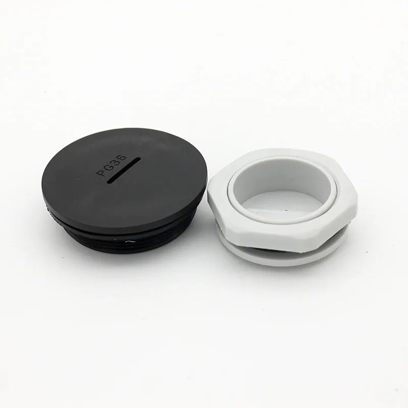 M63 2pcs Nylon threaded plug screw-in hole plug waterproof blind cover Plastic Round Electrical Screw Drain Plug Nylon End Cap
M63 2pcs Nylon threaded plug screw-in hole plug waterproof blind cover Plastic Round Electrical Screw Drain Plug Nylon End Cap