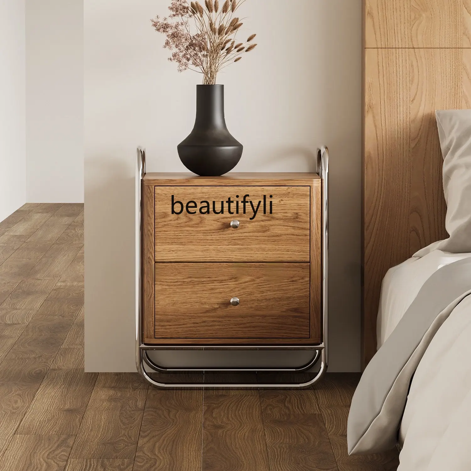 yj Mid-Ancient Small Bedside Table Side Cabinet Storage Cabinet Stainless Steel Modern Side Table Corner Table Storage Rack
yj Mid-Ancient Small Bedside Table Side Cabinet Storage Cabinet Stainless Steel Modern Side Table Corner Table Storage Rack