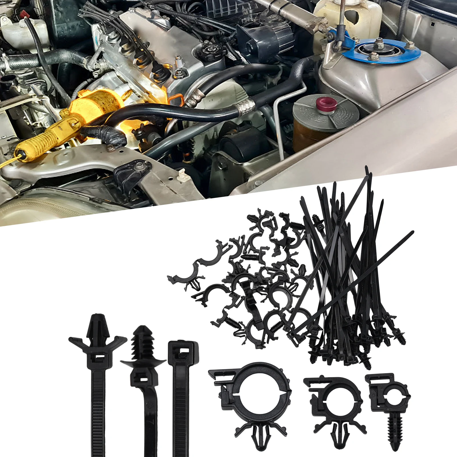 Push Mount Universal Engine Bay Strong Locking S Wire Harness Clips Wide Application Wire Harness Clips Assorted Wires Household
Push Mount Universal Engine Bay Strong Locking S Wire Harness Clips Wide Application Wire Harness Clips Assorted Wires Household