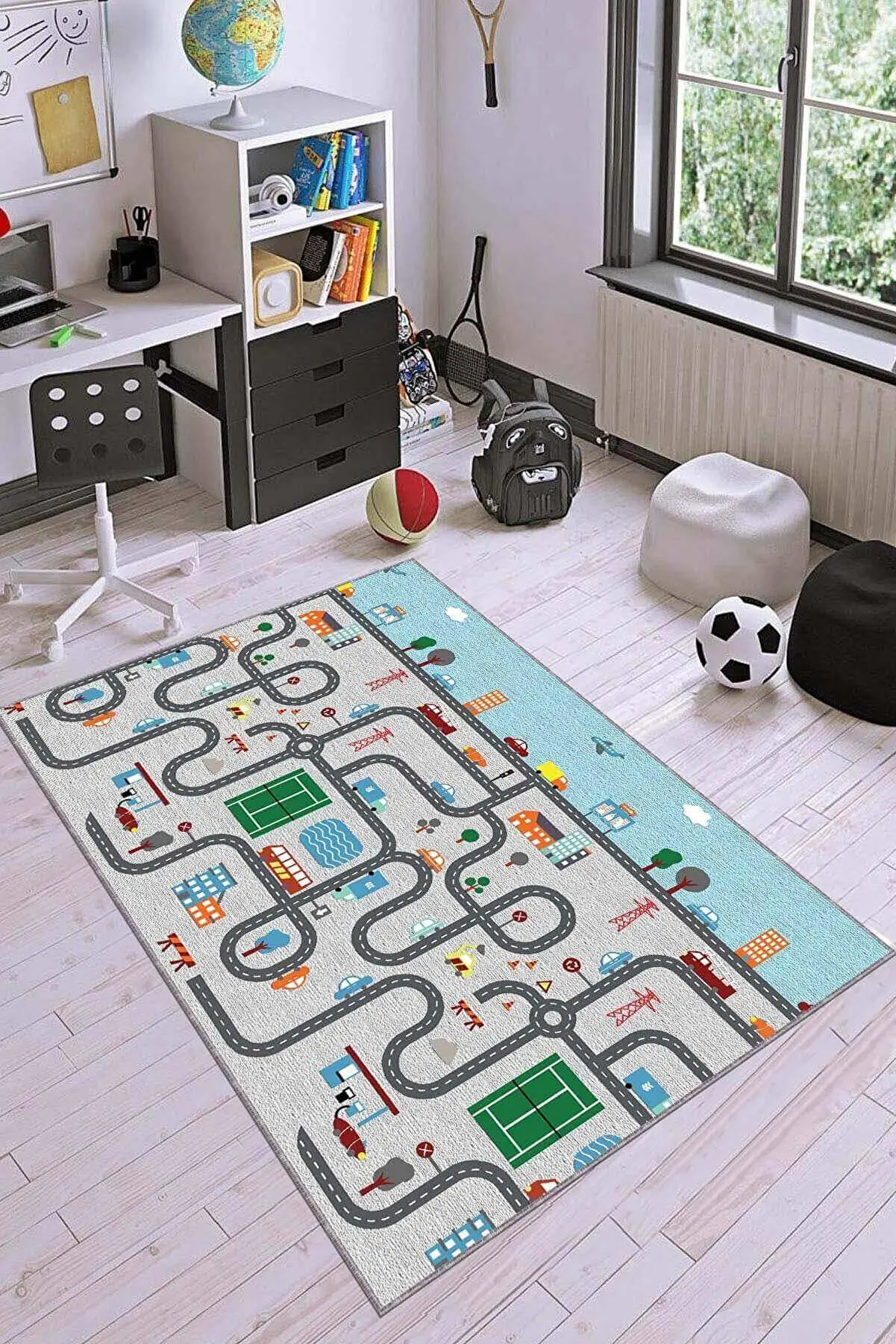 Kids Room Carpet Artificial Leather Non-Slip Base Machine Washable Rectangle Dust Stain Resistance Antibacterial Gold Strip
Kids Room Carpet Artificial Leather Non-Slip Base Machine Washable Rectangle Dust Stain Resistance Antibacterial Gold Strip