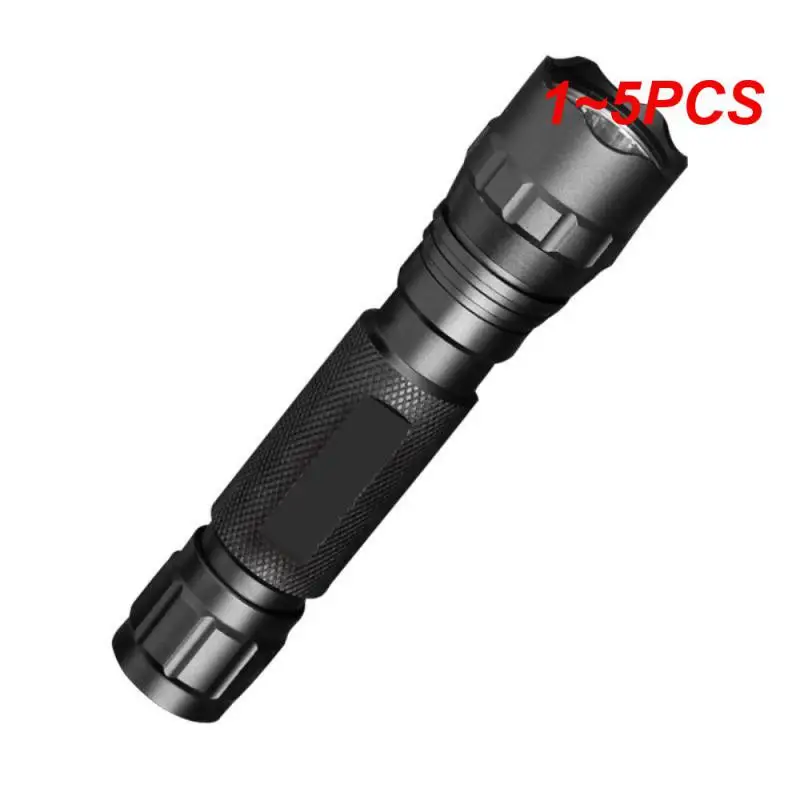 

1~5PCS Flashlight cross-border self-defense rechargeable flashlight night fishing waterproof and fall resistant Camping