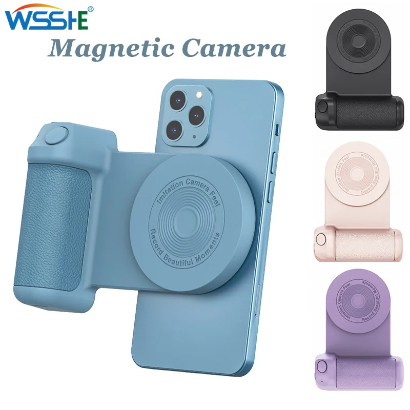 Magnetic Camera Handle Photo Bracket Smart Bluetooth Mobile Phone Anti-shake Selfie Magsafe Wireless Charger For Android IOS
Magnetic Camera Handle Photo Bracket Smart Bluetooth Mobile Phone Anti-shake Selfie Magsafe Wireless Charger For Android IOS