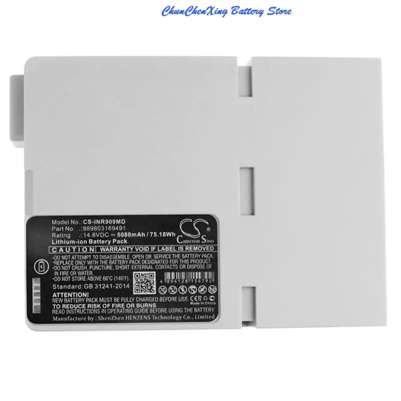 CS 5080mAh Battery for Philips Moniteur Invivo 9064, Precess 3160,Precess 9030,Precess Blue, Expression MR200, MR400
CS 5080mAh Battery for Philips Moniteur Invivo 9064, Precess 3160,Precess 9030,Precess Blue, Expression MR200, MR400