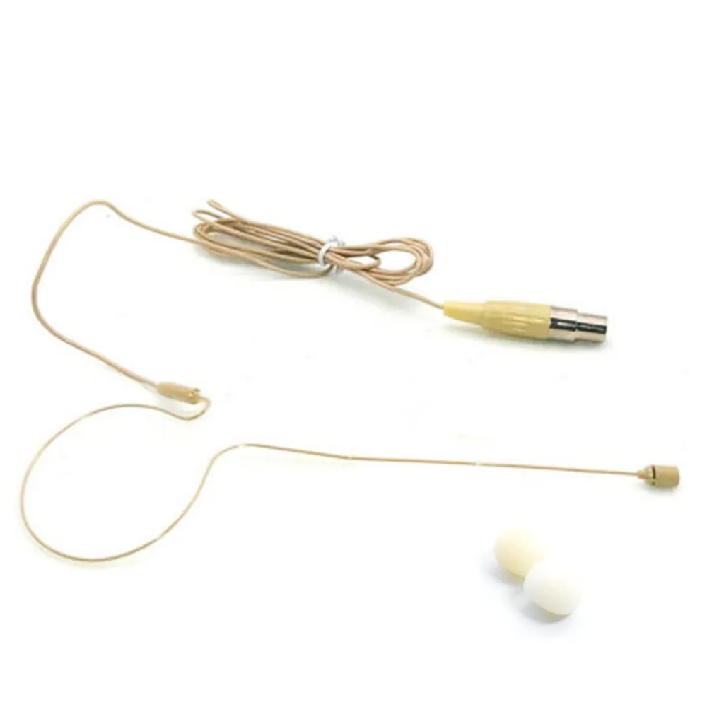 Beige Single Earhook Headset Headworn Microphone 4-Pin XLR For For For Shure Wireless Wired Microphone Accessories
Beige Single Earhook Headset Headworn Microphone 4-Pin XLR For For For Shure Wireless Wired Microphone Accessories