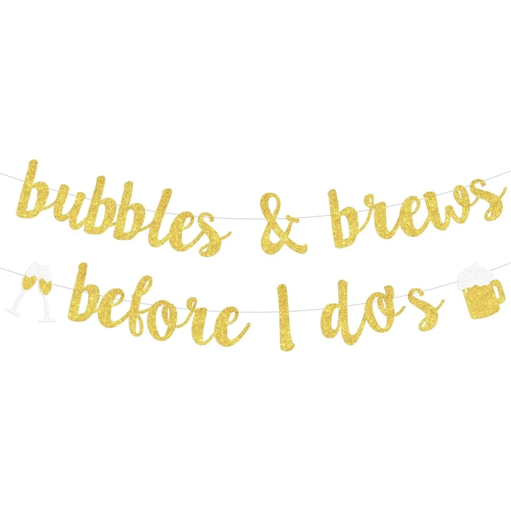 Cheereveal Bubbles & Brews Before I Do’s Banner for Bachelorette Party Bridal Shower Decorations Engagement Wedding Supplies
Cheereveal Bubbles & Brews Before I Do’s Banner for Bachelorette Party Bridal Shower Decorations Engagement Wedding Supplies