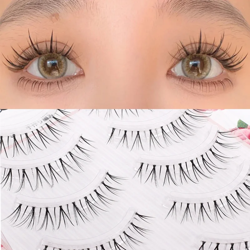 5 Pairs Transparent Stem False Eyelashes Natural Crisscross Soft Fluffy Wispy 3D Fake Lashes Eyelash Extension Makeup Tools NEW
5 Pairs Transparent Stem False Eyelashes Natural Crisscross Soft Fluffy Wispy 3D Fake Lashes Eyelash Extension Makeup Tools NEW