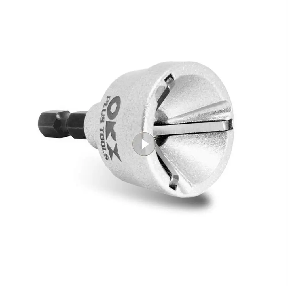 Durable Chamferer Hex Shank Pipe Chamfer Scraping Cape Multi-purpose Burr Repair Tool Replacement Metal Drilling Tools Accessory
Durable Chamferer Hex Shank Pipe Chamfer Scraping Cape Multi-purpose Burr Repair Tool Replacement Metal Drilling Tools Accessory