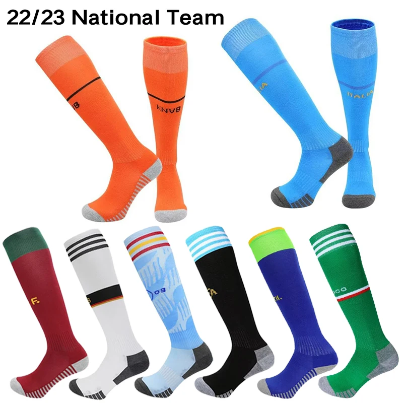 22/23 Season National Team Soccer Sock Adult Kid Thickening Towel Bottom Knee High Football Training Match Sport Racing Stocking
22/23 Season National Team Soccer Sock Adult Kid Thickening Towel Bottom Knee High Football Training Match Sport Racing Stocking