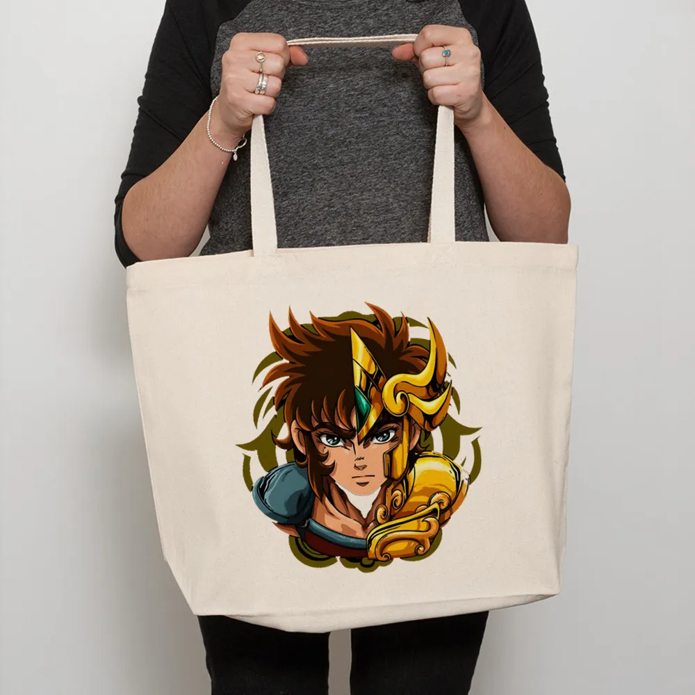 Сумка для покупок Saint Seiya с рисунком Аниме Манга и феникса, женская сумка с рисунком, повседневные большие сумки с ручками для женщин
Сумка для покупок Saint Seiya с рисунком Аниме Манга и феникса, женская сумка с рисунком, повседневные большие сумки с ручками для женщин