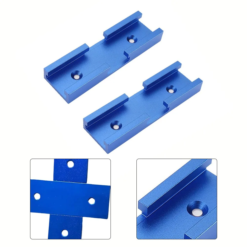 2PCS 80mm Woodworking Chute Cross Track Connector T-Track Intersection Aluminum For Router Table Bandsaws DIY Tools
2PCS 80mm Woodworking Chute Cross Track Connector T-Track Intersection Aluminum For Router Table Bandsaws DIY Tools