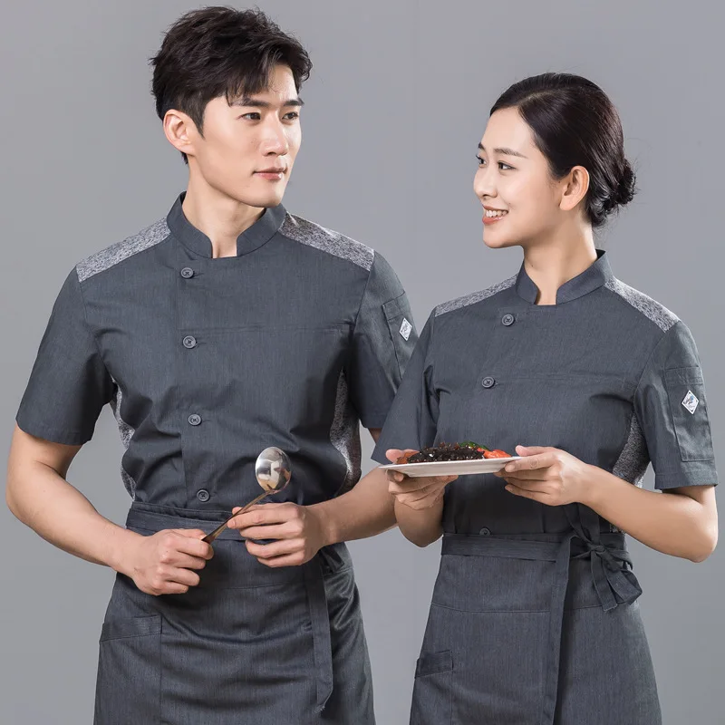 Senior Chef Overalls Men's Short-Sleeved Summer Catering Hotel Restaurant Baking Cake Dessert Chef Tooling Kitchen Clothes
Senior Chef Overalls Men's Short-Sleeved Summer Catering Hotel Restaurant Baking Cake Dessert Chef Tooling Kitchen Clothes