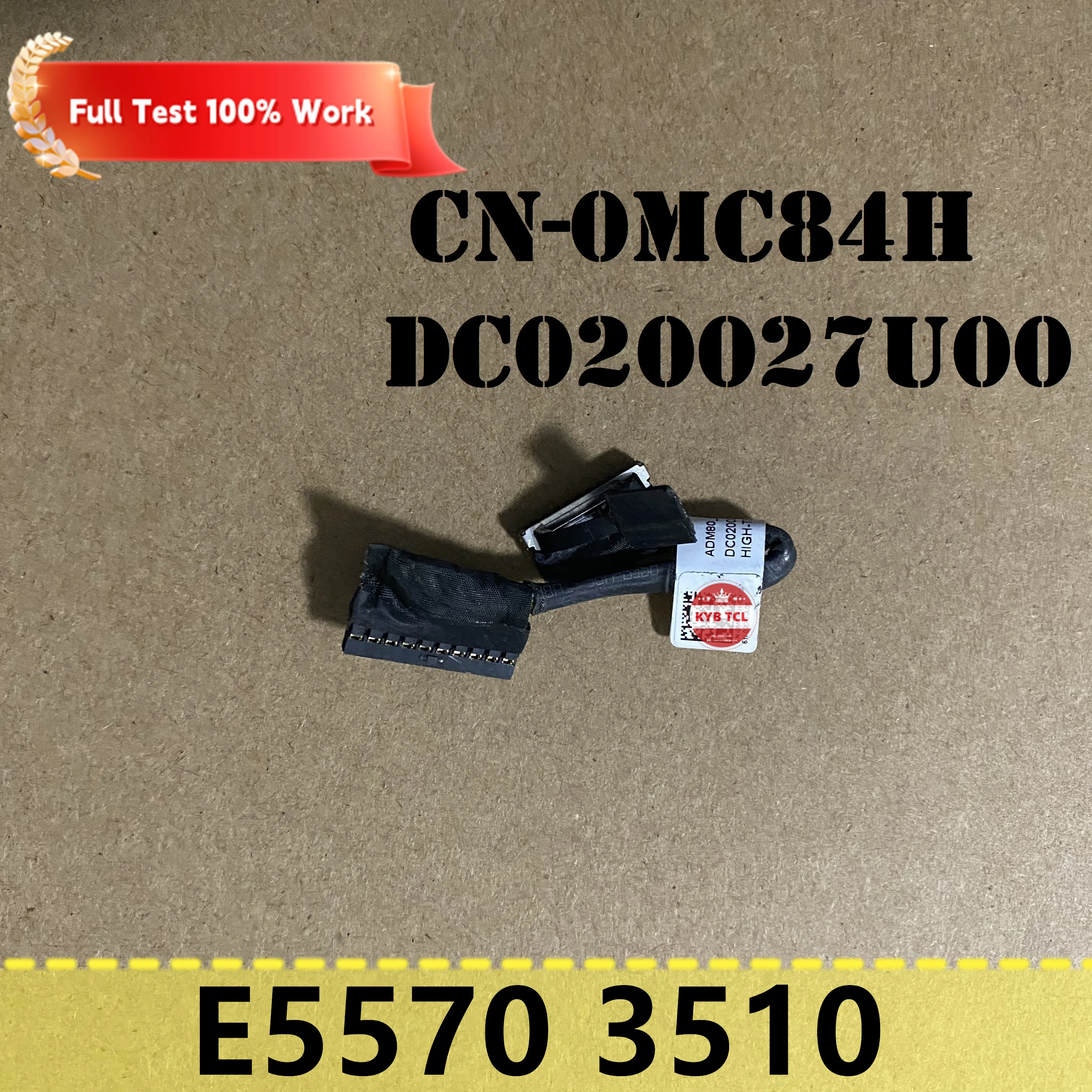 For Dell Latitude E5570 Precision 3510 M3510 Laptop Battery Cable Wire Power Cable CN-0MC84H DC020027U00 0MC84H MC84H
For Dell Latitude E5570 Precision 3510 M3510 Laptop Battery Cable Wire Power Cable CN-0MC84H DC020027U00 0MC84H MC84H