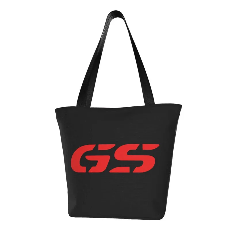 Многоразовая мотоциклетная сумка для покупок R1200 GS, Женская Холщовая Сумка-тоут через плечо, моющаяся Байкерская сумка для покупок для продуктов Motorrad