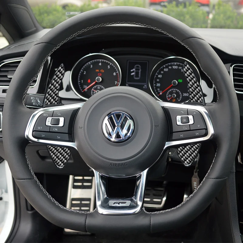 Carbon Fiber Car Steering Wheel Paddle DSG Shift Cover For VW Golf 5 6 MK6 GTI R Jetta MK5 Passat B6 B7 Polo Tiguan SCIROCCO
Carbon Fiber Car Steering Wheel Paddle DSG Shift Cover For VW Golf 5 6 MK6 GTI R Jetta MK5 Passat B6 B7 Polo Tiguan SCIROCCO