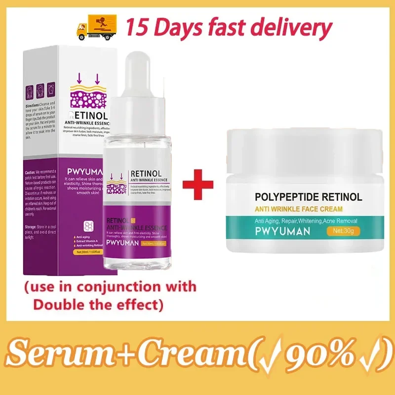 

Instant Wrinkle Removal Cream Retinol Firming Lifting Anti-Aging Serum Fade Fine Lines Moisturizing Korean Skin Care Cosmetics