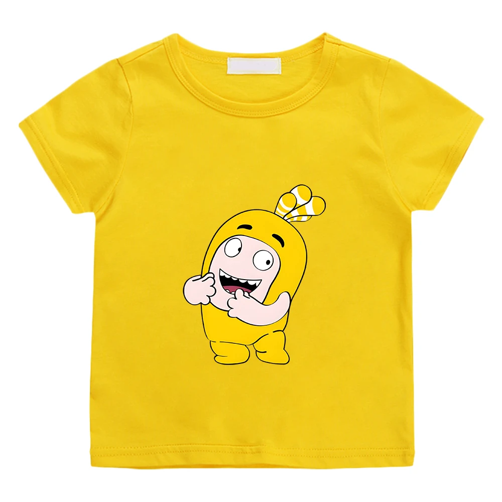 Oddbods Yellow BUBBLE Graphic T-shirt High Quality 100% Cotton Summer Tee-shirt Boys and Girls Children Tshirt O-neck Cute Tees
Oddbods Yellow BUBBLE Graphic T-shirt High Quality 100% Cotton Summer Tee-shirt Boys and Girls Children Tshirt O-neck Cute Tees
