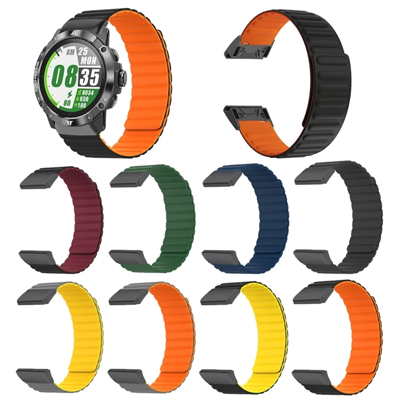 Magnetic Silicone Strap For Amazfit falcon SmartWatch Band Durable Bracelet Watch Fashion Belt Wear-resist Wristband
Magnetic Silicone Strap For Amazfit falcon SmartWatch Band Durable Bracelet Watch Fashion Belt Wear-resist Wristband