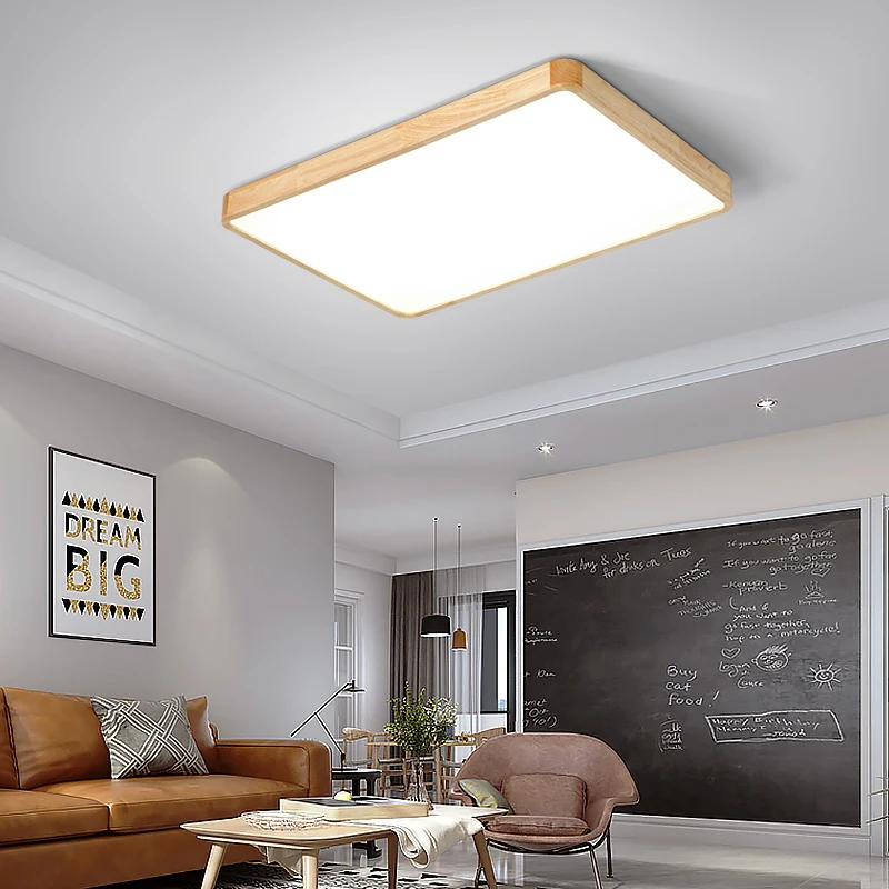 Modern Ultra-thin Remote Control Wood Ceiling Lamp Square Wood Acrylic Indoor Decor Lighting For living Room Bedroom
Modern Ultra-thin Remote Control Wood Ceiling Lamp Square Wood Acrylic Indoor Decor Lighting For living Room Bedroom