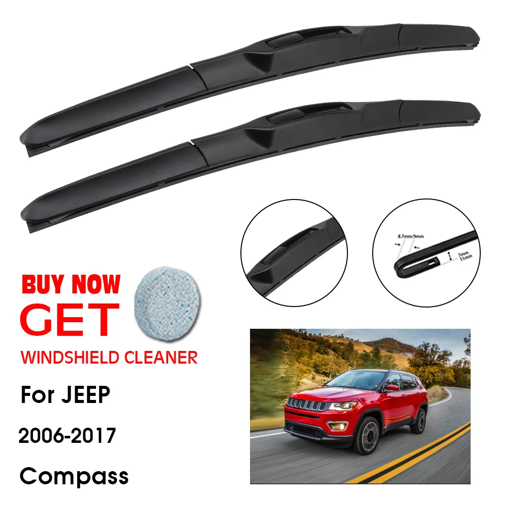 Car Wiper Blade For Jeep Compass 22"+20" 2006-2017 Front Window Washer Windscreen Windshield Wipers Blades Accessories
Car Wiper Blade For Jeep Compass 22"+20" 2006-2017 Front Window Washer Windscreen Windshield Wipers Blades Accessories