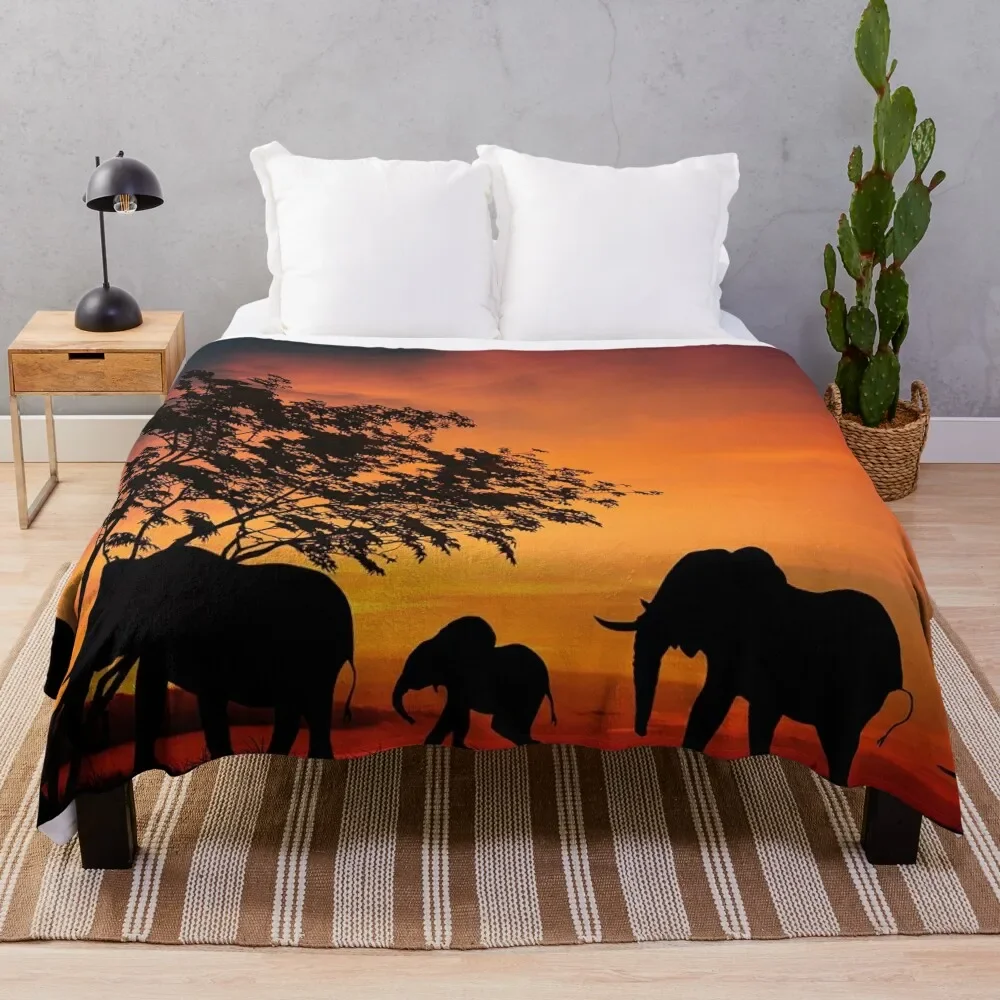 African Elephants on the Serengeti Plains Throw Blanket wednesday Picnic Blanket
African Elephants on the Serengeti Plains Throw Blanket wednesday Picnic Blanket
