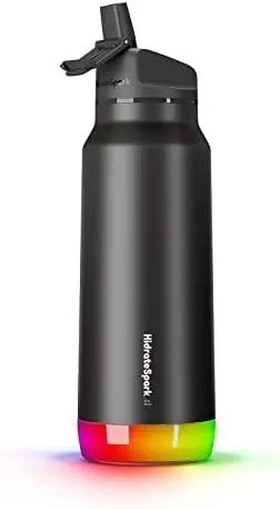 Spark PRO Smart Water Bottle \u2013 Insulated Stainless Steel \u2013 Tracks Water Intake with Bluetooth, LED Glow Reminder When
Spark PRO Smart Water Bottle \u2013 Insulated Stainless Steel \u2013 Tracks Water Intake with Bluetooth, LED Glow Reminder When