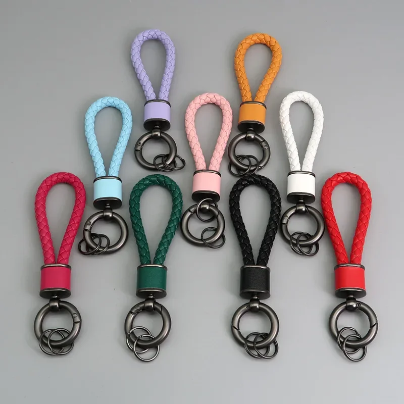 Luxury Car Keychain Braided Rope PU Leather Key Chain Strap For Men Women DIY Key Chains Bag Car Key Ring Accessories Gift
Luxury Car Keychain Braided Rope PU Leather Key Chain Strap For Men Women DIY Key Chains Bag Car Key Ring Accessories Gift