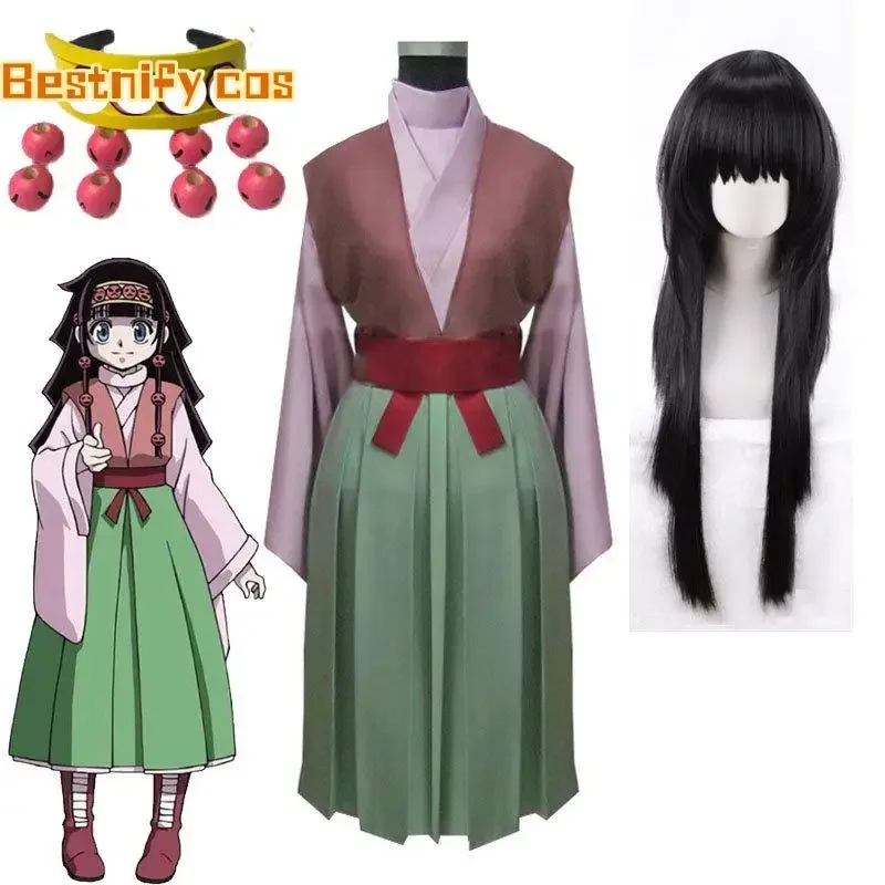 Alluka Zoldyck косплей костюмы аниме HUNTER × HUNTER платье Хэллоуин костюмы для женщин Vestido одежда для ролевых игр костюм униформа 
Alluka Zoldyck косплей костюмы аниме HUNTER × HUNTER платье Хэллоуин костюмы для женщин Vestido одежда для ролевых игр костюм униформа