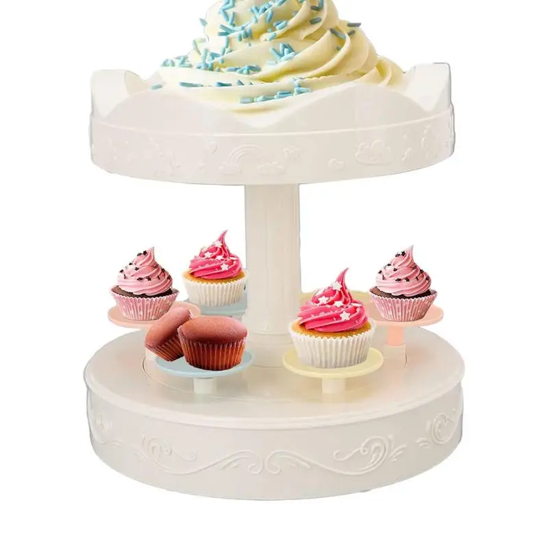 Cupcake Display Stand Cake Stand Bake Display Dessert Turntable Holder 2-Tier Cupcake Table Cupcake Stand Set Baking Tool
Cupcake Display Stand Cake Stand Bake Display Dessert Turntable Holder 2-Tier Cupcake Table Cupcake Stand Set Baking Tool