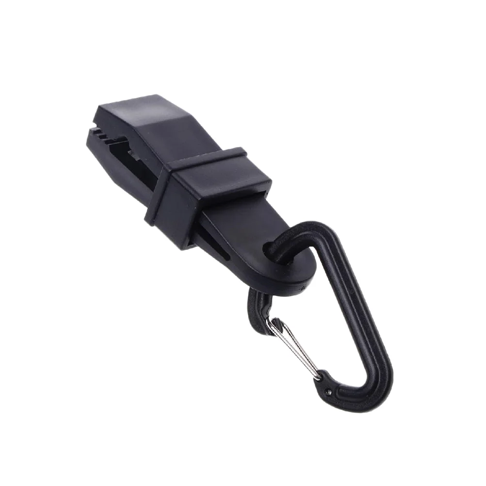 

8pcs Plastic Fastener Clips Peg Cordlock Fastener for Tent Awning (Black)