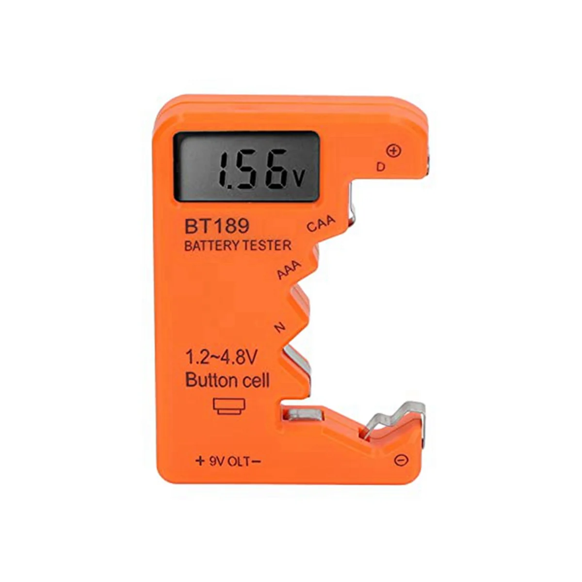 4Pcs Battery Tester Checker, Universal Battery Tester for AA AAA 6F22 9V 1.5V Battery, for Household Batteries Black
4Pcs Battery Tester Checker, Universal Battery Tester for AA AAA 6F22 9V 1.5V Battery, for Household Batteries Black