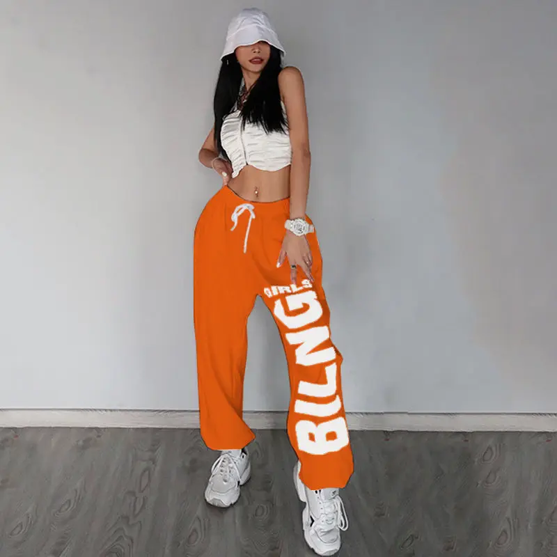 Alphabet Print hip-lifting Sweatpants Women's Street Fashion Y2K Slacks Dance Jazz Loose Wild Men's Women's Long Pants 2023 New
Alphabet Print hip-lifting Sweatpants Women's Street Fashion Y2K Slacks Dance Jazz Loose Wild Men's Women's Long Pants 2023 New
